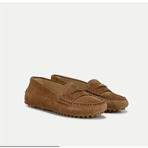 Veronica Beard Brown Suede Moccasins